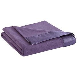Shavel Home Products All Seasons Year Round Sheet Blanket, Full-Queen, Plum