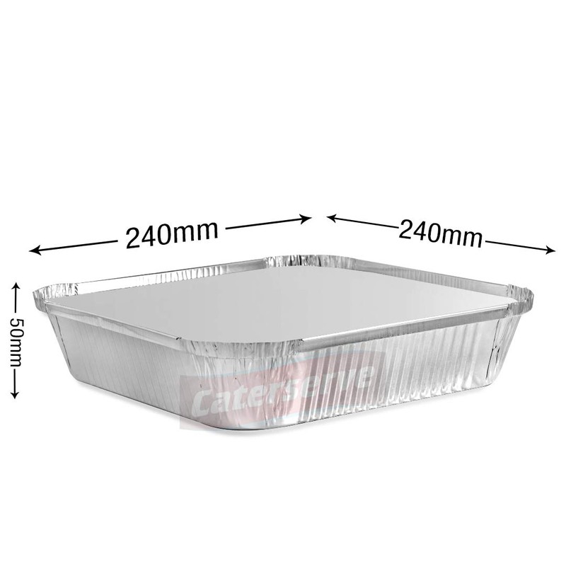 Aluminium Foil Trays with Lids - Large Tin Foil Containers