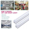 SZHLUX 6 Pack 4FT 60W LED Linkable Shop Ceiling Light