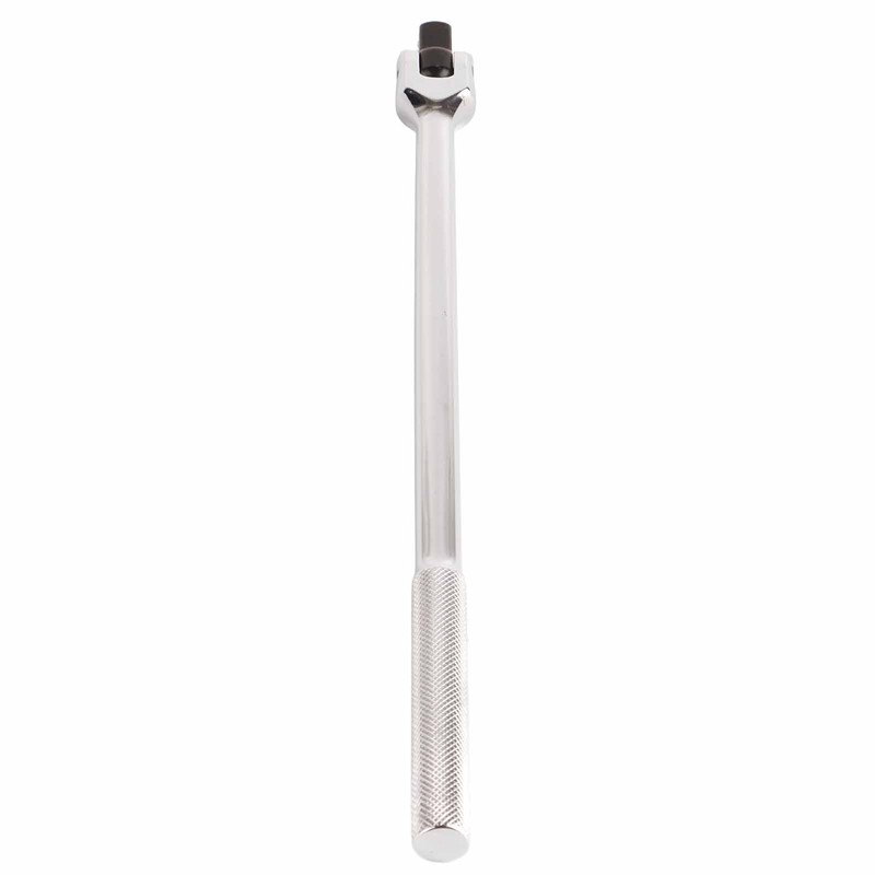 15in 1/2in Drive Breaker Bar Chrome Vanadium Steel 180 Degree