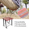 Pedicure Foldable Stool 4 Gears Adjustable Oxford Fabric Folding Stool