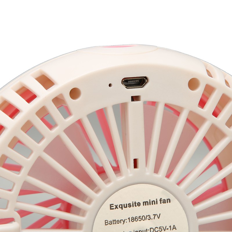 USB Desk Fan Multifunction 3 Speeds Quiet Strong Airflow Small