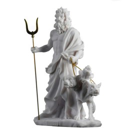Pluto Hades Lord of the Underworld Greek Statue Dead Figurine Museum 9.4"