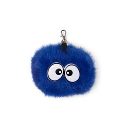 ergobag Hangies School Bag Accessory Keyring for Children, Boys and Girls, Fritz Flauschi - Blue, School bag