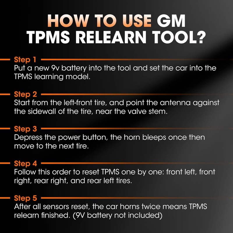 TPMS Relearn Tool 2IN1 Super EL50448 for GM and for
