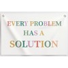 Every Problem Has a Solution Canvas Banner, 30 x 20