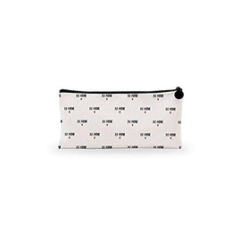 Le Jardin du Lin, Digital Printed Canvas Fabric Pencil Case with Zip, Pencil Case for School, for Kids, Boys, Girls, 100% Cotton, Unisex, 1 Piece, 21 x 12 cm, multi-coloured, Digitally printed canvas pencil case with zipper
