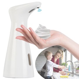 XUBX Automatic Soap Dispenser, Touchless Countertop Liquid Soap Dispensers with Smart Infrared Sensor, Hand Soap Distributor for Kitchen, Bath, Office, Hospital
