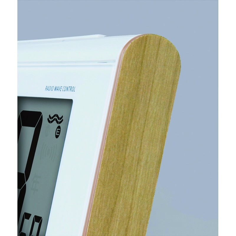 Seiko clock alarm clock Wireless Digital Calendar Temperature Humidity Display