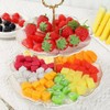 Piezas Rebanadas Fruta Dragón Artificial Realistas Bloques Pitaya Falsos Forma