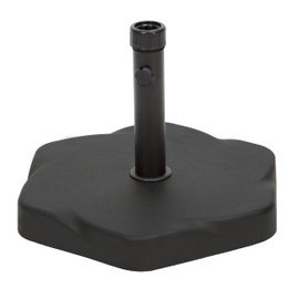 roomfitters Hexagonal 66 lbs Umbrella Base, Heavy-Duty Outdoor Umbrella Stand, Black