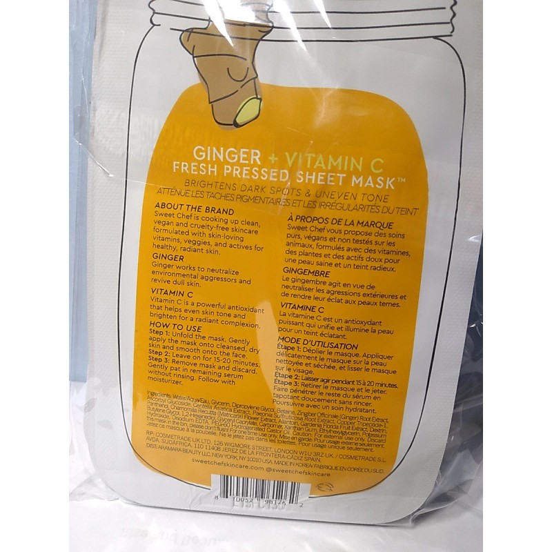 SWEET CHEF 3-PACK Sweet Chef Ginger + Vitamin C Fresh