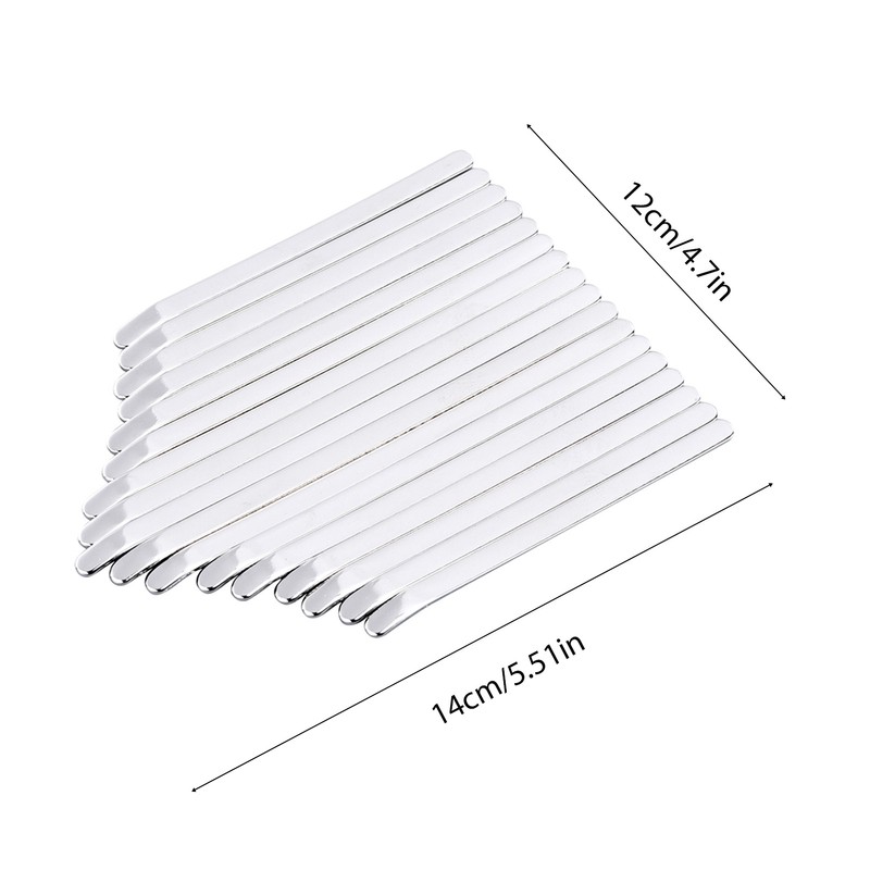 17 Keys Thumb Piano Keys Replacement Kit Manganese Steel for