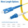 LC to SC Single Fiber Patch Cable (2m/6ft), SM Singlemode