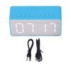 Alarm Clock Blue HD Mirror 2 in 1 Smart LED