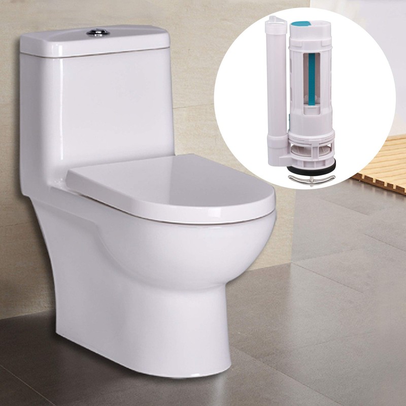 RDEXP Toilet Cistern Dual Flush Push Button Valve Replacement for