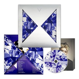 SEVENTEEN - 1th Mini Album [17 CARAT] (Re-release) Lyric Poster + CD + Photocard + 2 Pin Button Badges + 4 Extra Photocards