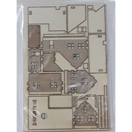 Paradise Laser Models 2 Story House Kit - Z Scale - Laser Cut