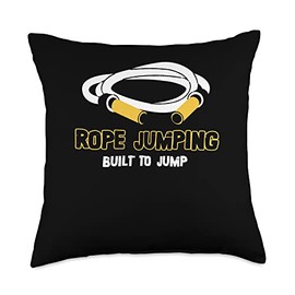 Rope Jumping Built To Jump | Rope Skipping | Jump Rope Throw Pillow