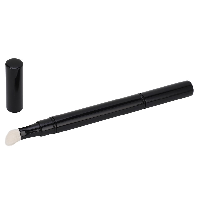 Retractable Makeup Brush Dual Ended Soft Wool Hair Portable Shadow