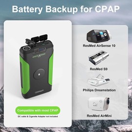Battery EASYLONGER  Battery Backup 266Wh PD12v-24v 72000mAh 60W PD Battery Pack Outdoors