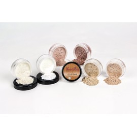 XL KIT (PINK BISQUE) Full Size Mineral Makeup Set Foundation Sheer Bare Face Matte Powder Cover