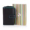 VISCONTI Bifold Leather Women's Purse Colorado Combination Leather Multicoloured Purse