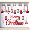 31PCS Christmas Garage Door Decorations Magnets - Merry Xmas Ball