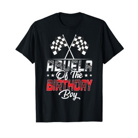 Race Car Abuela Of The Birthday Boy Racing Family Pit Crew T-Shirt