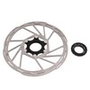 180mm Disc Brake Rotor 180mm Diameter Stainless Steel Alloy Hollowed