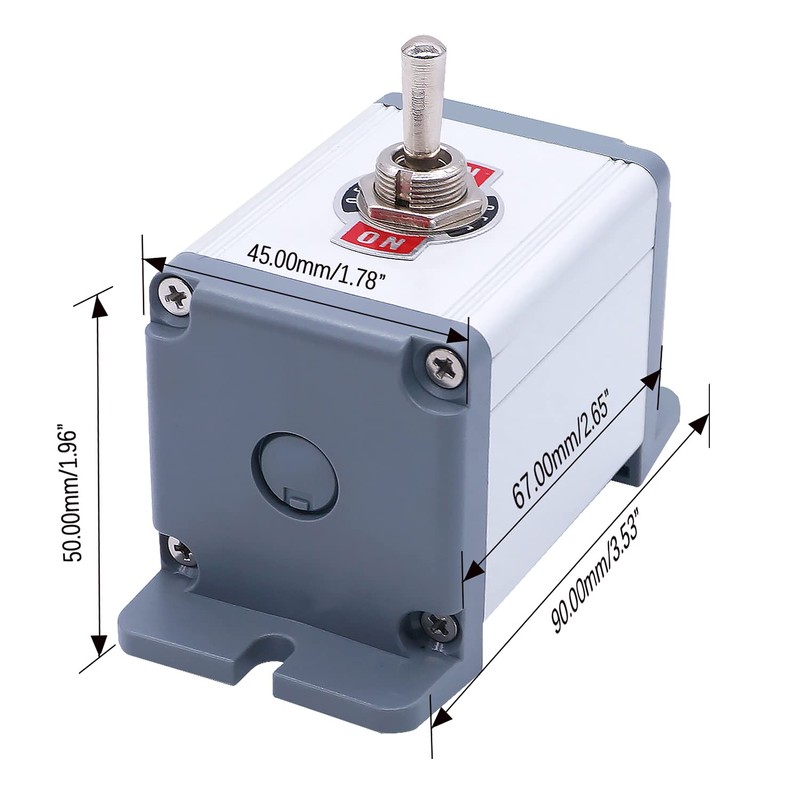 Twidec/Heavy Duty Rocker Momentary Toggle Switch 16A 250V SPDT 3