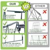 Heavy Duty 48"x16" Adjustable A-Frame Cucumber Trellis for Climbing Plants,iGreely