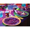 Creative Converting Neon Glow Lunch Paper, 16 Ct, 6.5", Happy