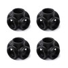 3/4" Black 5-Way Side Outlet Tee, Home TZH 4-Pack 5-Way