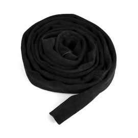 QWORK TIG Welding Torch Cable Cover, 11.4 Feet Flame-Resistant Leather Covers for Enhanced MIG/Plasma Cable Protection