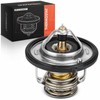 A-Premium Engine Coolant Thermostat with O-ring Compatible with Kia Optima