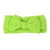 Three Little Tots- Waffle Knit Knotted Headband (Lime Green)