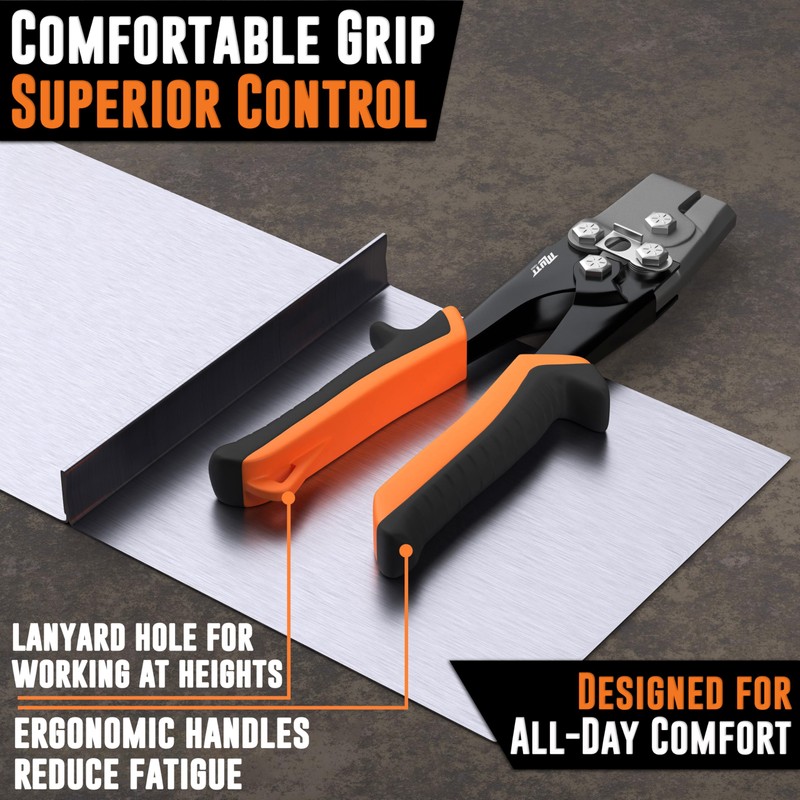 Mutt Tools Professional Snap Lock Punch - Heavy Duty Sheet