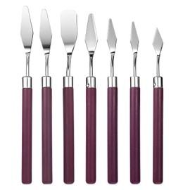 Artist Palette Knife Set - Palette Knives Stainless Steel Spatula Palette Knife for Beginners & Pros Oil Painting Supplies for Acrylic Painting Oil Colors Canvas