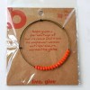 BeBop Boutique Swap Bops Stackable Bangle Bracelet Orange Beads Charms