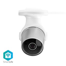 Smartlife Outdoor Camera | Wi-Fi | Full HD 1080p | IP65 | Cloud / microSD (not included) | 12 VDC | Night Vision | AndroidT / IOS | Silver / White