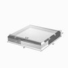 CiaoHER 1in Thickness Beveled Acrylic Square Display Block Clear Polished