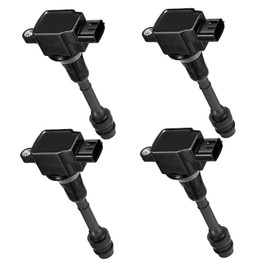 BDFHYK Ignition Coils Pack Compatible with Nissan Altima Sentra X-Trail l4 2.5L Coil for UF350 224488H3 C1398 22448-8H315 22448-8H310 22448-8H300 22448-8H311 1788319 5C1395 Set of 4