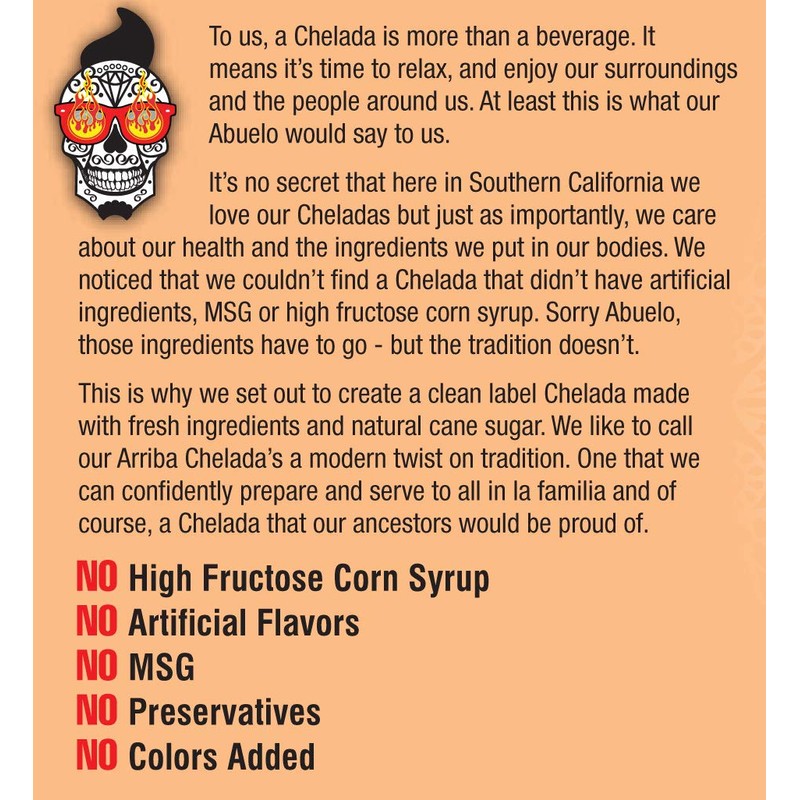 Arriba Chelada, Spicy Clam & Sea Salt, 32 fl. oz.12