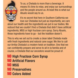 Arriba Chelada, Spicy Clam & Sea Salt, 32 fl. oz.12 Count(Pack of 1)