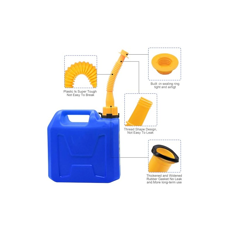6 Kits 49pcs Can Spout Replacement Kit,Can Nozzle Replacement Kit