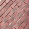 20 Pcs Red Thin Wall Brick Veneers, 2.4" x 7.9"