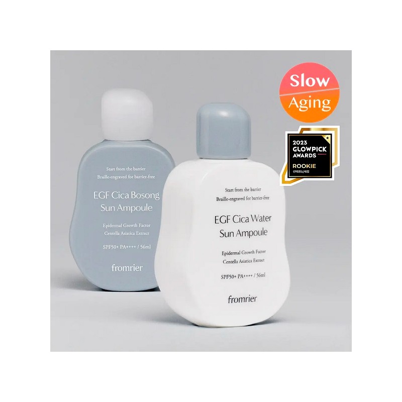 Fromlie Vegan EGF Cica Water Sun Ampoule SPF 50+ PA++++