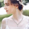 EVER FAITH Precioso Conjunto de Joyas de Boda para Novia