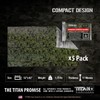 TITAN Survival Mylar Survival Blankets 5 Pack 52” x 82”